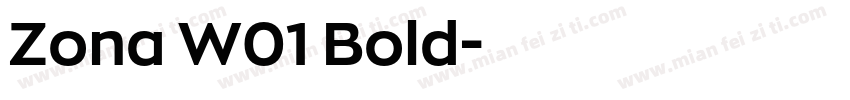 Zona W01 Bold字体转换